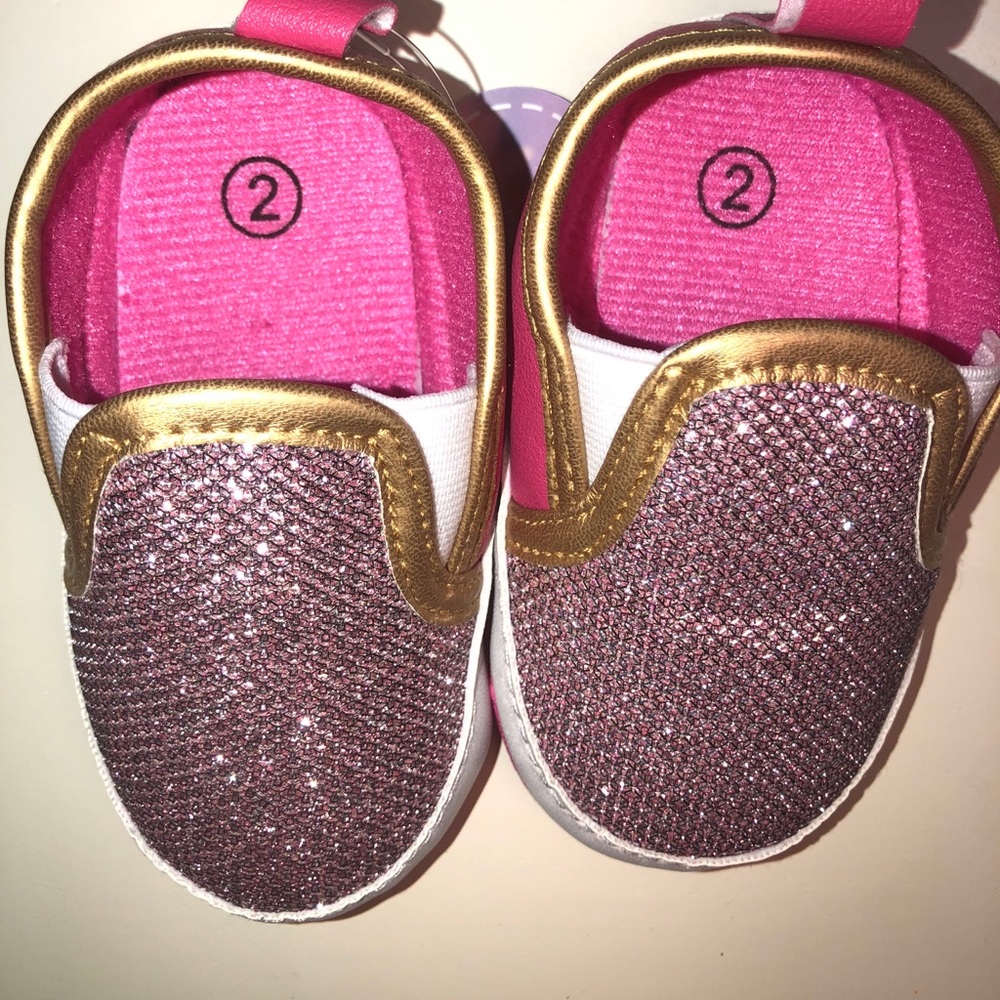 Pink Sparkly Flats